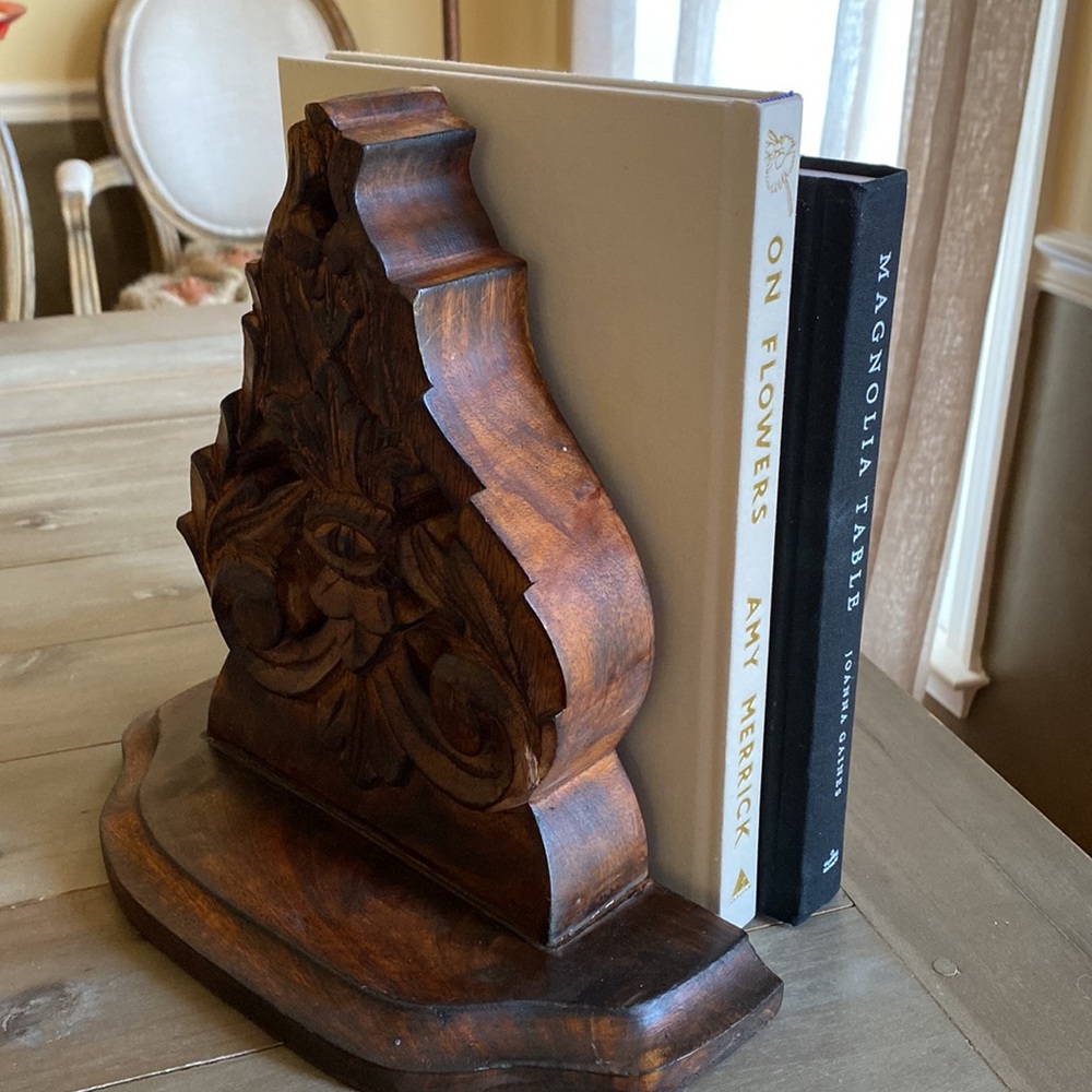 Wooden Hand Carved Corbel Shelf.  Third Eye, Evil Eye Protection #1 - Picture 5 of 14